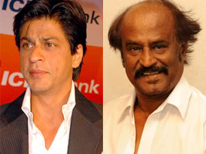 Shahrukh Khan and Rajini Shahrukh Khan and Rajini