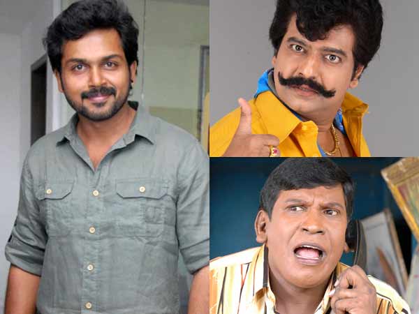 Vivek replaces Vadivelu in Karthi's 'Kashmoro'