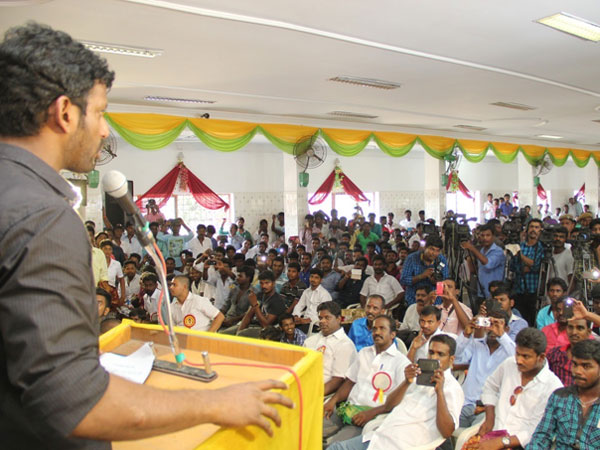 Vishal's open talk about fans and artist association Vishal's open talk about fans and artist association