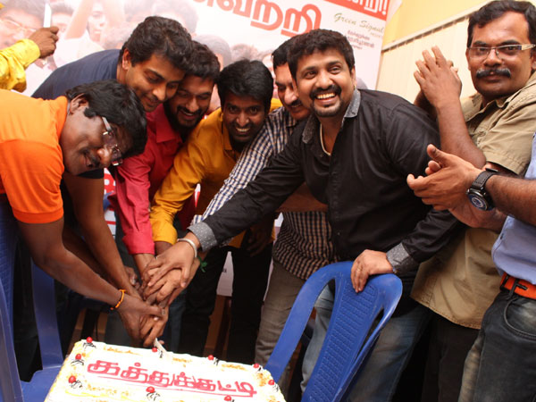 Kaththukkutti team celebrates the success Kaththukkutti team celebrates the success