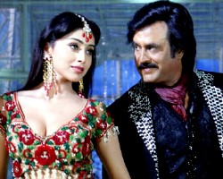 Rajini with Shriya Rajini with Shriya