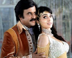 Rajini with Shriya Rajini with Shriya