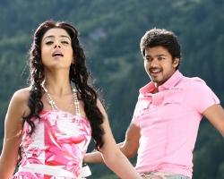 Vijay with Shriya Vijay with Shriya