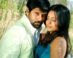 Vikram with Trisha Vikram with Trisha