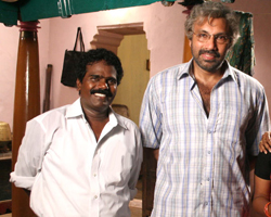 Sathyaraj with Thangar Bachan Sathyaraj with Thangar Bachan