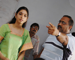 Tamanna with Directors Balaji Tamanna with Directors Balaji