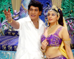 Theetha Sharma with Vadivelu Theetha Sharma with Vadivelu