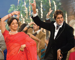 Amithab Bachan with Hema Malini Amithab Bachan with Hema Malini