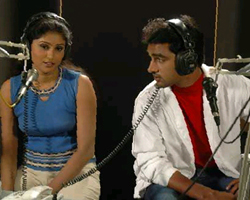Anisha with Sribalaji Anisha with Sribalaji