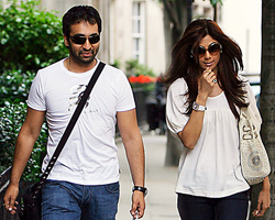 shilpaShetty with Rajkumar shilpaShetty with Rajkumar