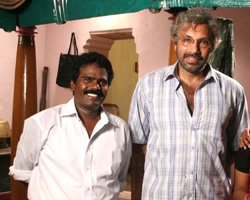 Sathyaraj with Thangar Bachan Sathyaraj with Thangar Bachan
