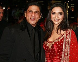 sharukhkhan with Deepika sharukhkhan with Deepika