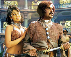 Rajini with Shriya Rajini with Shriya