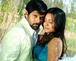 Vikram with Trisha Vikram with Trisha