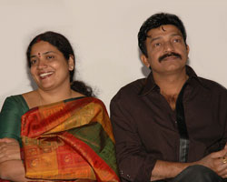 Rajasekar with Jeevitha Rajasekar with Jeevitha