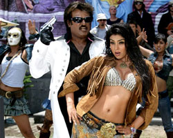 Rajini with Shreya Rajini with Shreya