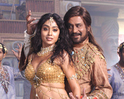 Rajini with Shreya Rajini with Shreya