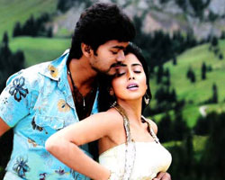 Vijay with Shreya Vijay with Shreya