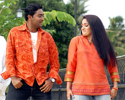 Prasanna with Kavya Madhavan Prasanna with Kavya Madhavan