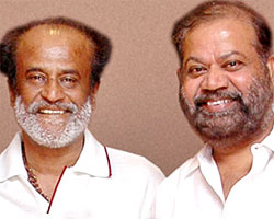 Rajini with P Vasu Rajini with P Vasu