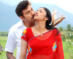 Sathyaraj with Megha Nair Sathyaraj with Megha Nair