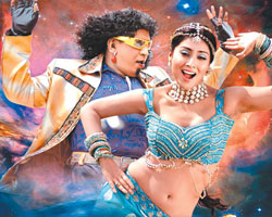 Vadivelu with Shreya Vadivelu with Shreya