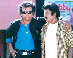 Rajini and Goundamani Rajini and Goundamani
