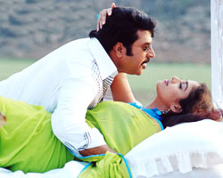 Mammootty with Nayanatara Mammootty with Nayanatara