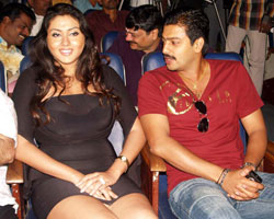 Namitha with Srikanth Namitha with Srikanth