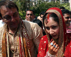 Sanjay with Manyata Sanjay with Manyata