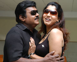 Vijayakanth with Seril Brindo Vijayakanth with Seril Brindo