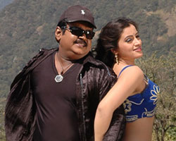 Vijaykanth with Navneeth Kour Vijaykanth with Navneeth Kour