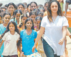 Jyothika in documentary film Jyothika in documentary film