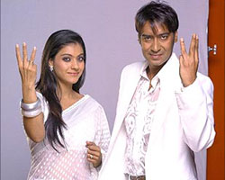 Ajay Devgan with Kajol Ajay Devgan with Kajol