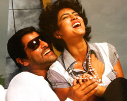 Vikram with Shreya Vikram with Shreya