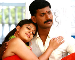 Vishal with Nayanthara Vishal with Nayanthara