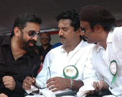 Kamal, Sarathkumar and Rajini Kamal, Sarathkumar and Rajini