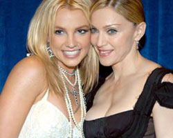Madonna with Britney Spears Madonna with Britney Spears