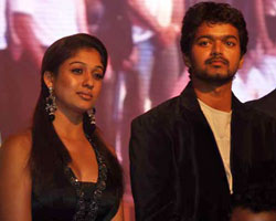 Nayanatara with Vijay Nayanatara with Vijay