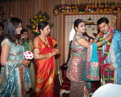 Sneha brother reception Sneha brother reception
