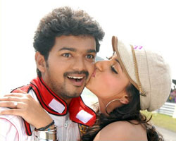 Vijay with Trisha Vijay with Trisha