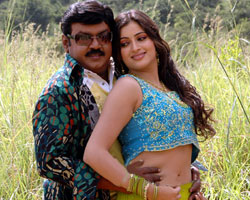 Vijayakanth with Navneet Kaur Vijayakanth with Navneet Kaur