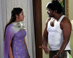 Parthiban with Chaya Singh Parthiban with Chaya Singh