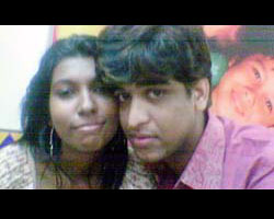 Raguvannan with Stephy Raguvannan with Stephy