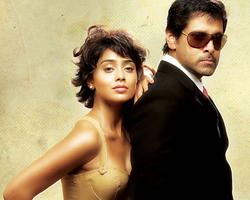 Vikram with Shreya Vikram with Shreya