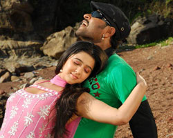 Charmi with Prabudeva Charmi with Prabudeva