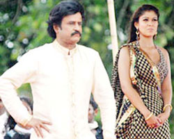 Rajini with Nayanatara Rajini with Nayanatara
