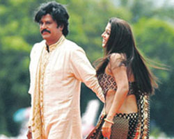 Rajini with Nayanatara Rajini with Nayanatara