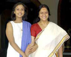 Seema with daughter Anu Seema with daughter Anu