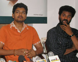 Vijay with Prabhudeva Vijay with Prabhudeva